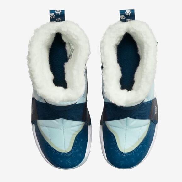 Nike Flex Advantage SE Boots • Sizes 13.5, 1, 2 Kids Shoes • Blue / Silver • New - Picture 5 of 10